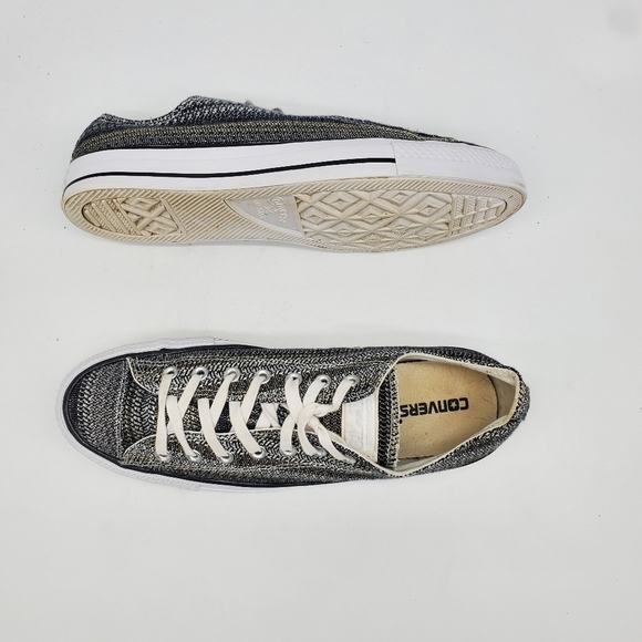 Converse Shoes Mens 11 Womens 13 All Star 149538C Sneakers Dobby Weave - Picture 4 of 14